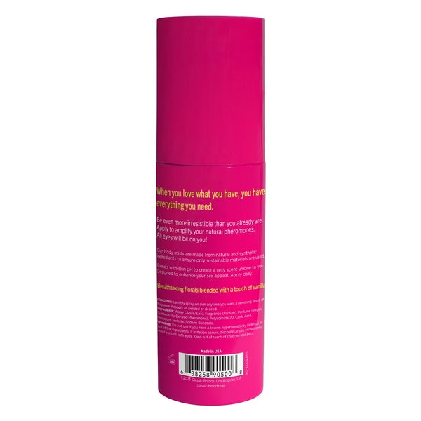 PHEROMONE BODY MIST - LOVE ALL OF ME - 3.35 floz | 99mL
