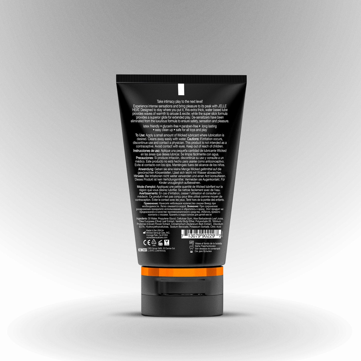 Jelle Heat water based lubricant, lube, water lube, anal lube, personal lubricant