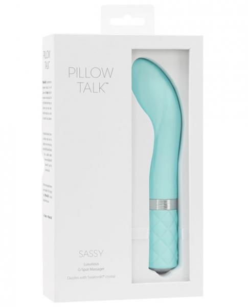 Pillow Talk Sassy Gspot Massager Teal