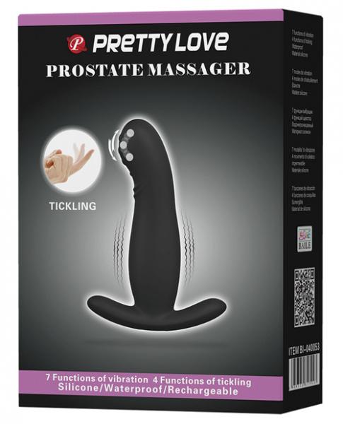 Pretty Love Vibrating Prostate Massager 7 Function Black