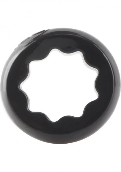 Ringo Rangler Spur Cockring Black 10 Each Per Box