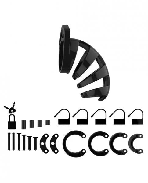 ManCage Model 2 Chastity 3.5 inches Cock Cage Black