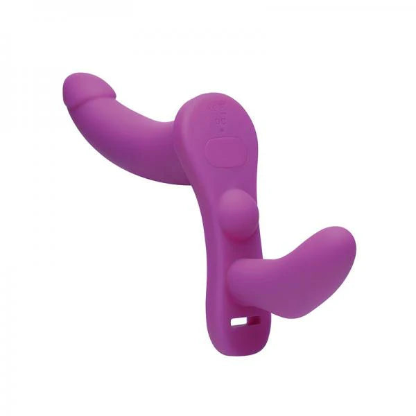 Double Take 10X Double Penetration Strap On