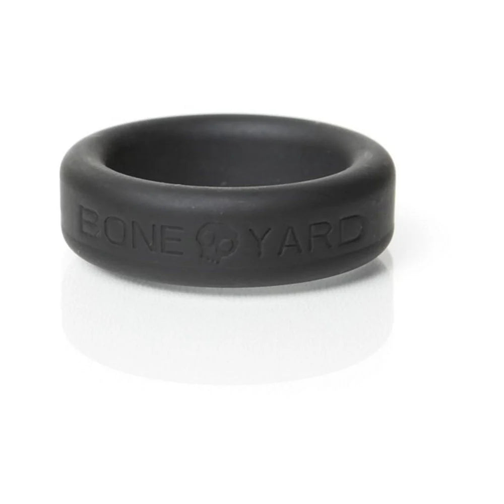 Boneyard Silicone Ring 1.2 inches Black