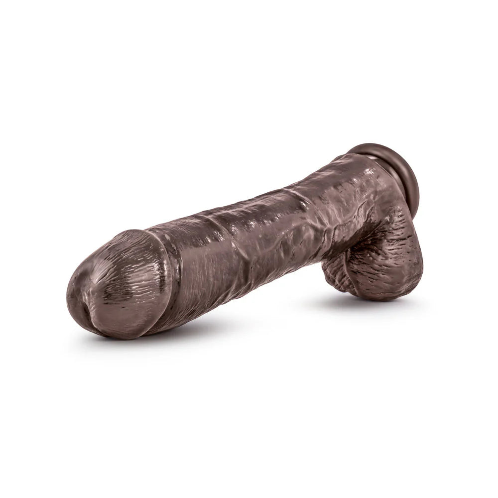 Mr Savage 11.5 inches Dildo with Suction Cup Brown