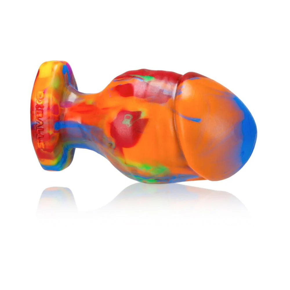 Oxballs Honcho-3, Buttplug, Large, Rainbow