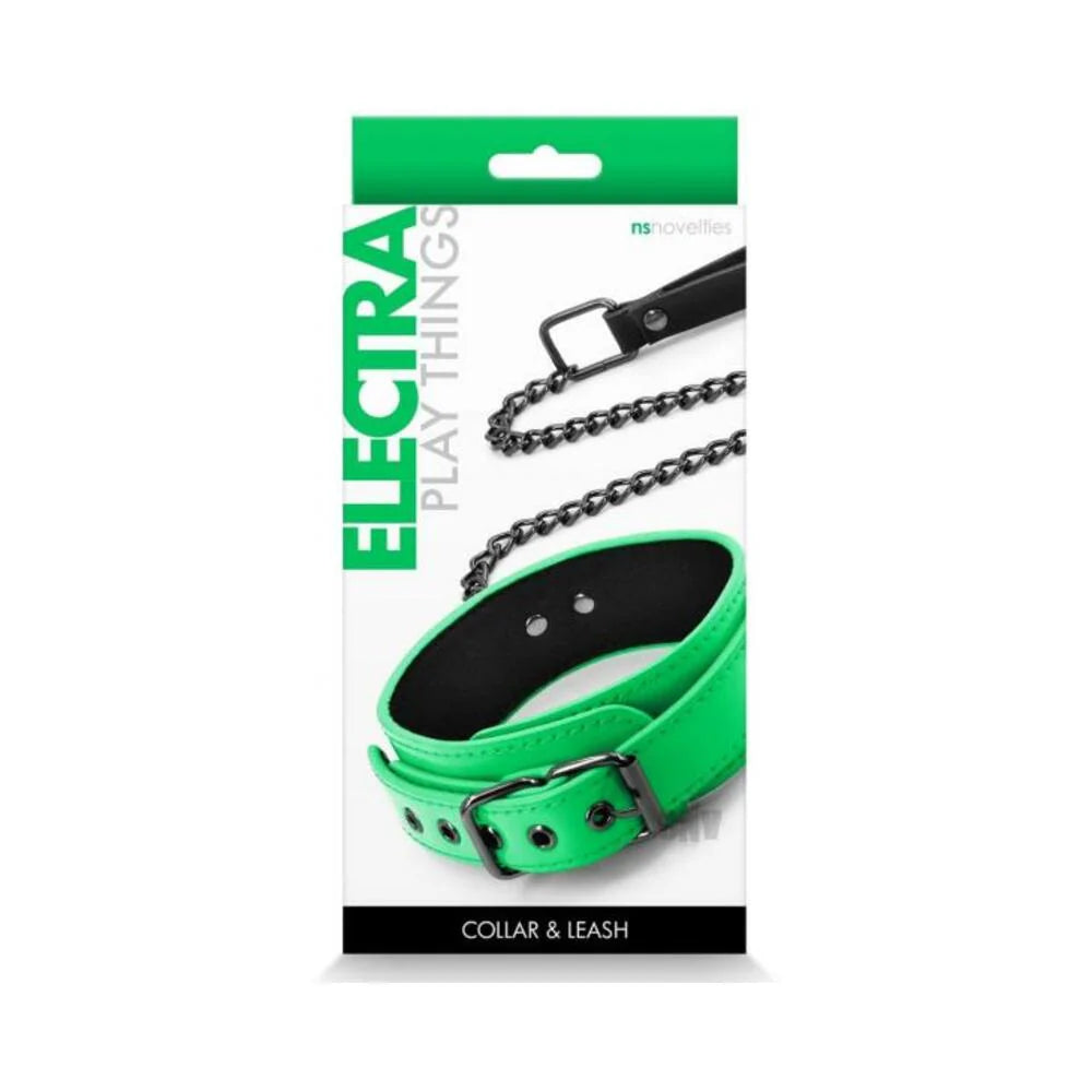 Electra Collar & Leash Green