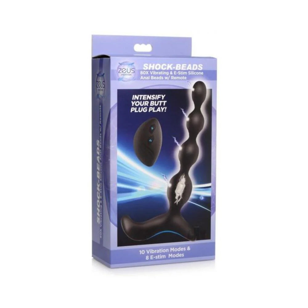 Zeus Shock Beads W/remote Black