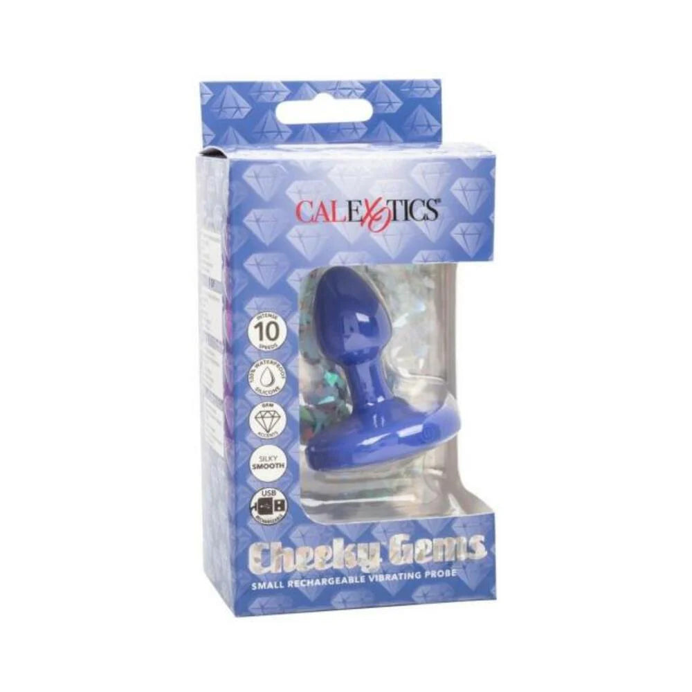 Cheeky Gems Recharge Vibe Probe Sm Blu