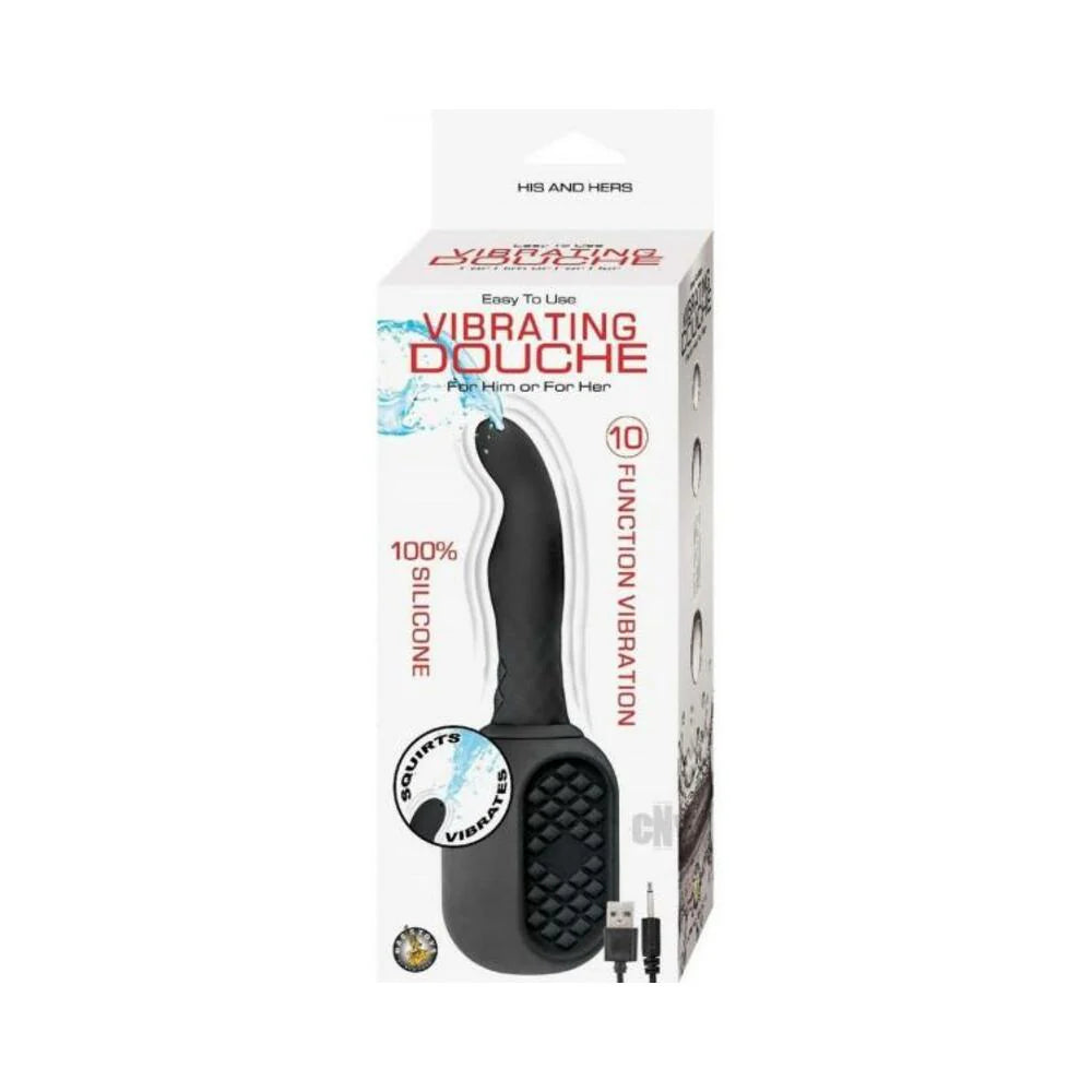 Vibrating Douche Black