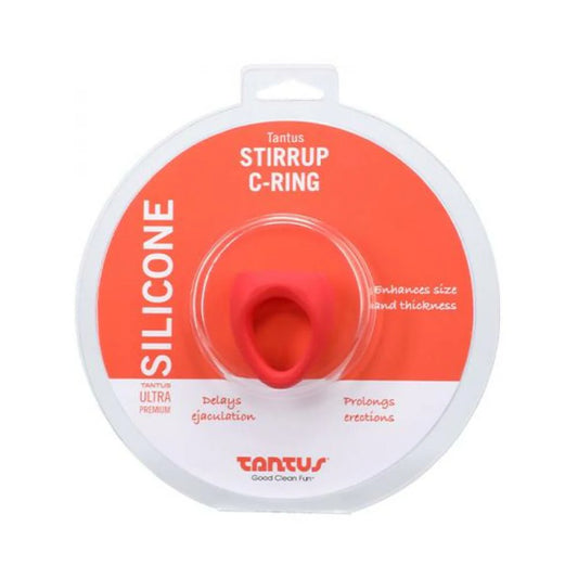 Tantus Stirrup C-ring - Crimson