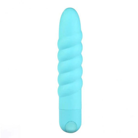 Lola Rechargeable Twisty Bullet Vibrator Teal
