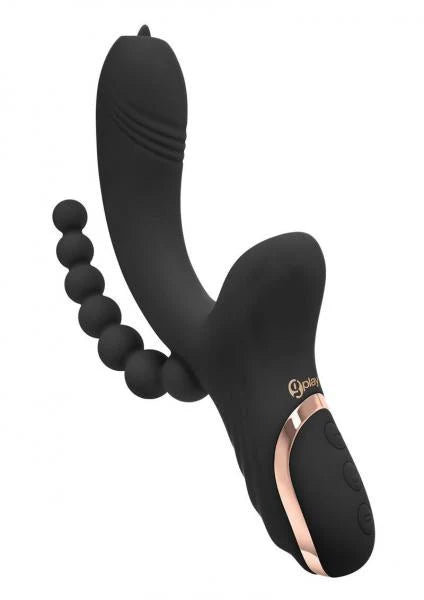 Bodywand G Play W/anal Beads Black