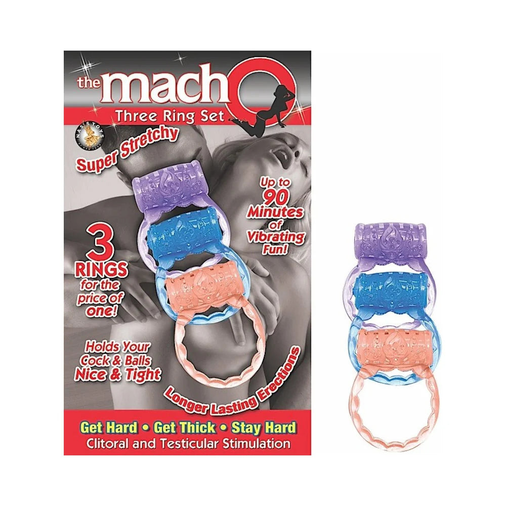 Macho Three Ring Set (assorted)