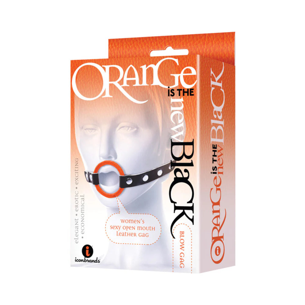 Orange Is The New Black Blow Gag Open Mouth Leather Gag