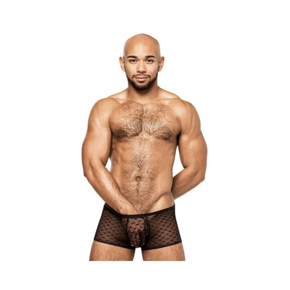 Male Power Heart Breaker Mini Short Black M