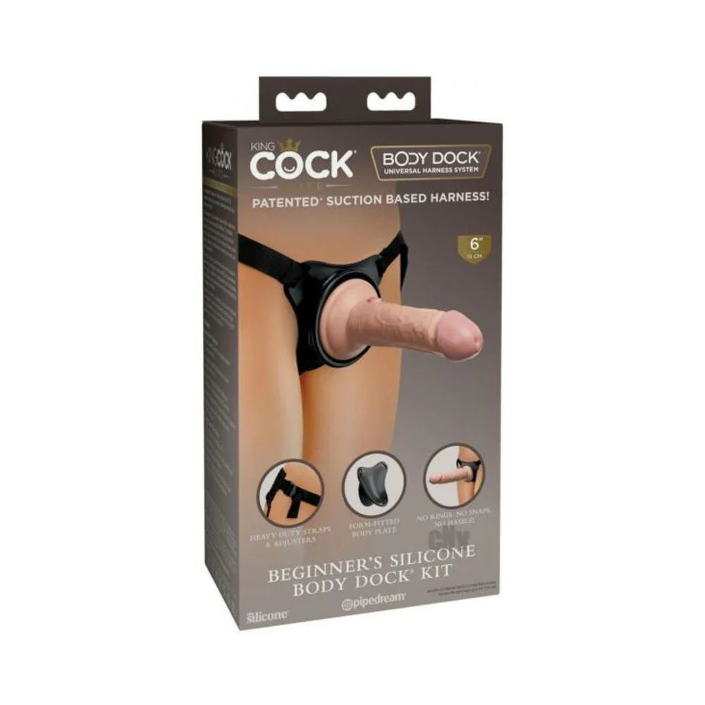 King Cock Elite Beginner's Silicone Body Dock Kit