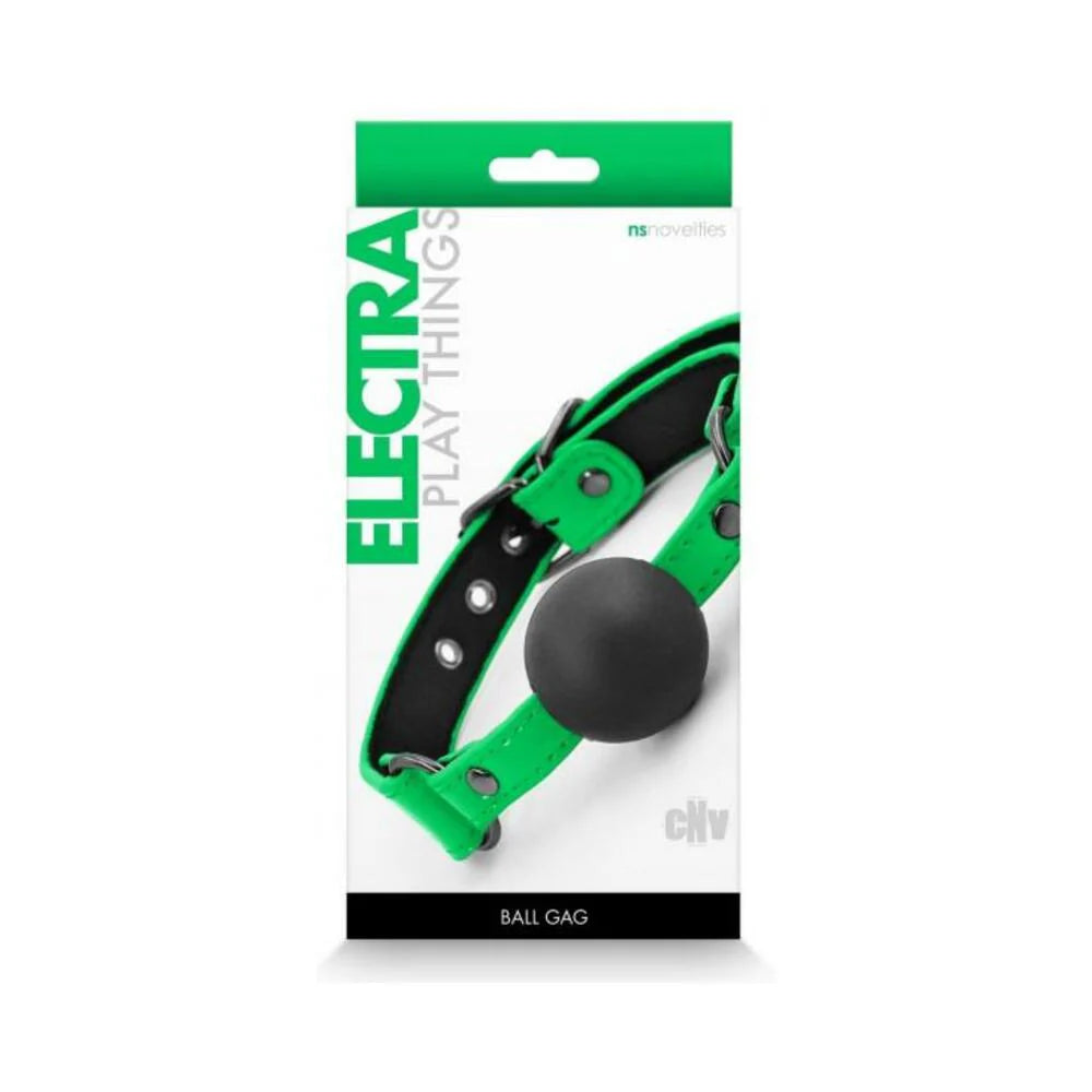 Electra Ball Gag Green