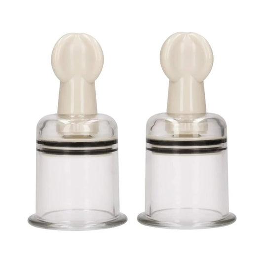 Pumped - Nipple Suction Sets Large - Rose