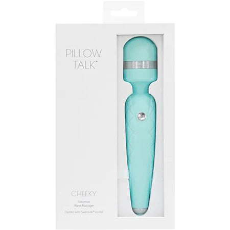 Pillow Talk Cheeky Massager Wand Teal