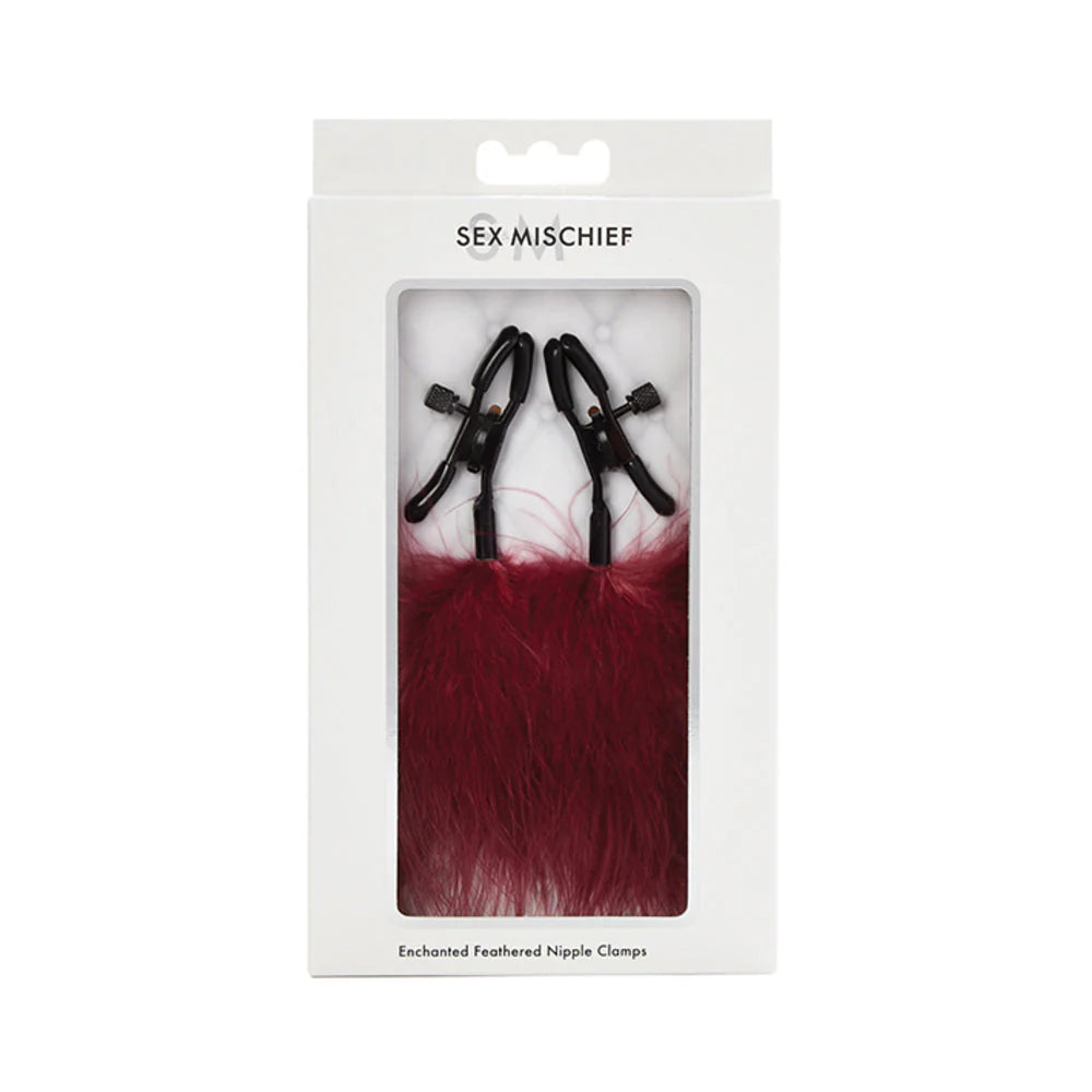S&m Enchanted Feather Nipple Clamps