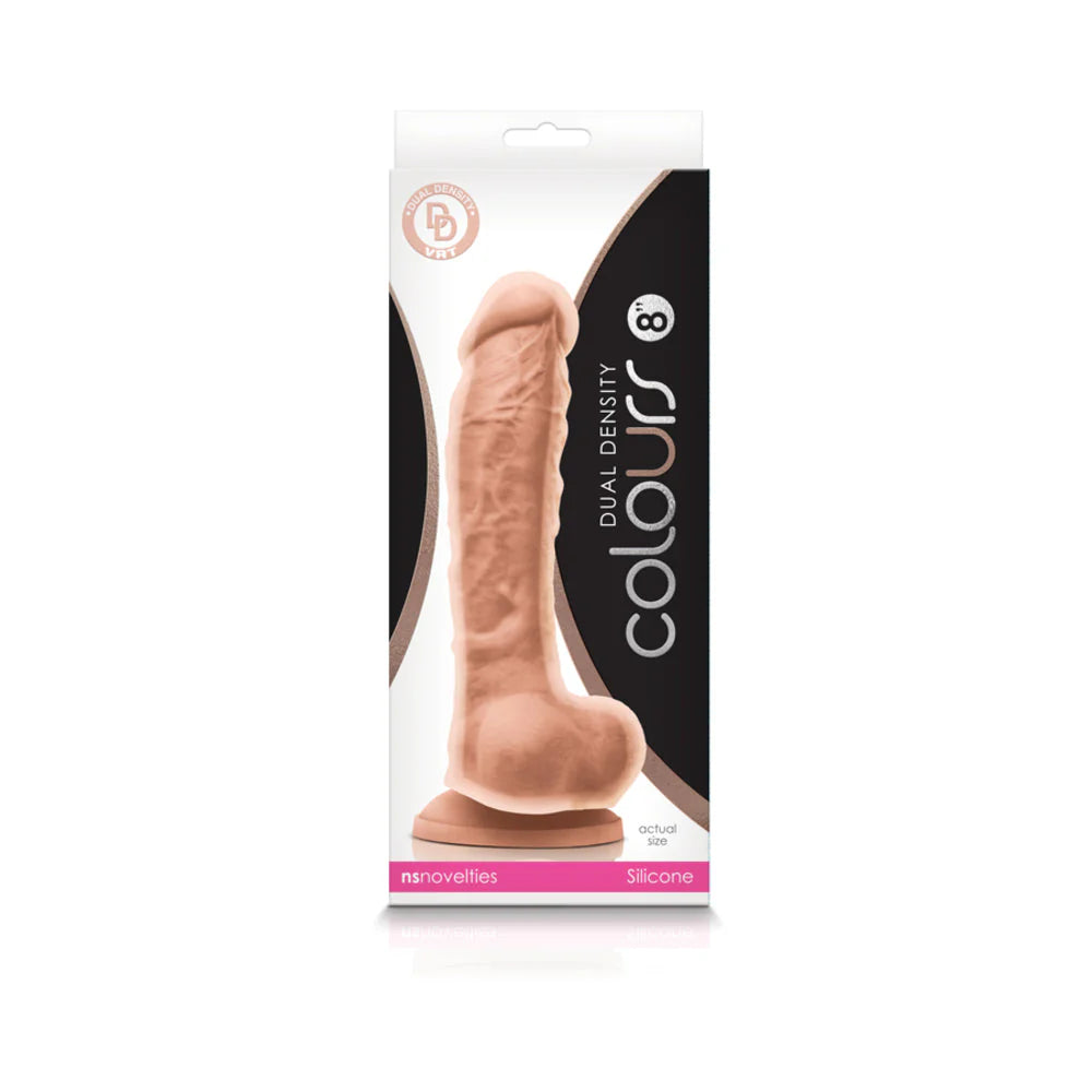 Colours - Dual Density - 8in Dildo