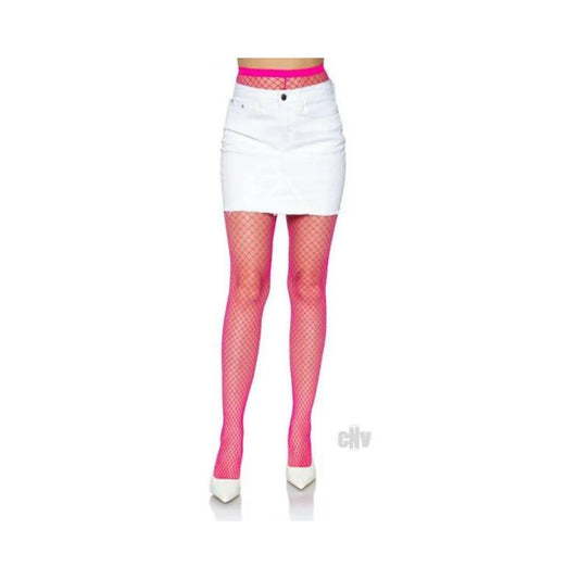 Spandex Industrial Net Tights Os Pink