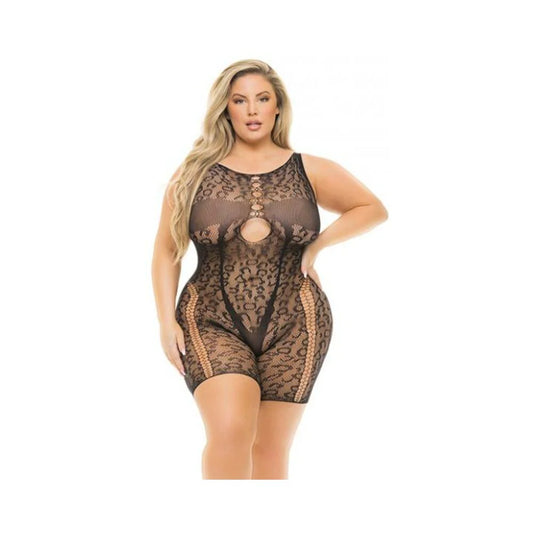 Pink Lipstick Animal Inside Body Suit Qn