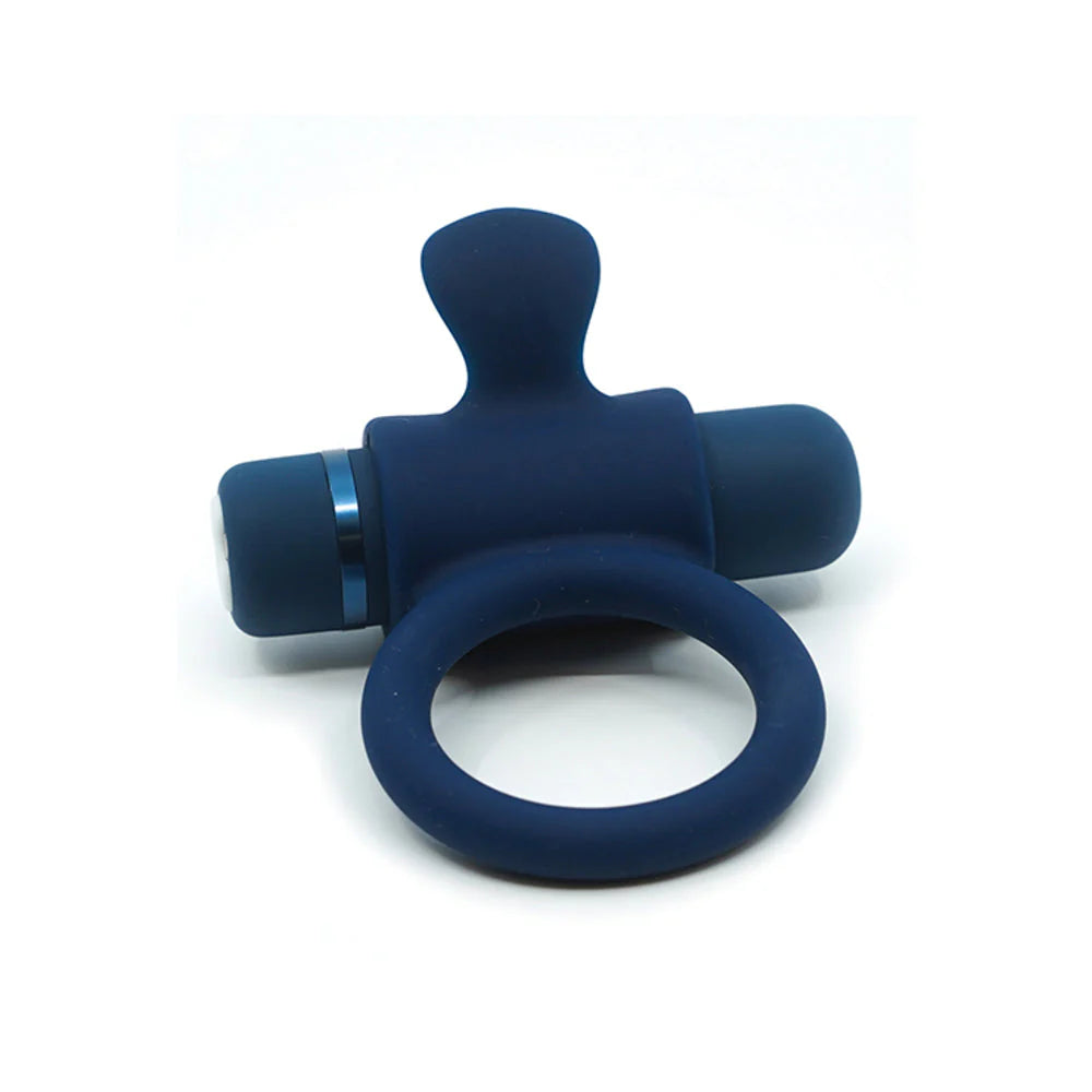 Sensuelle Bullet Cock Ring With Tongue