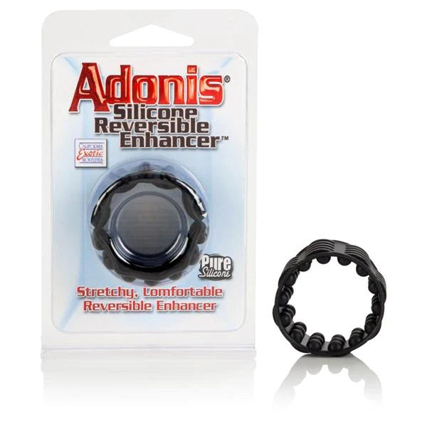 Adonis Silicone Reversible Enhancer Cockring Black