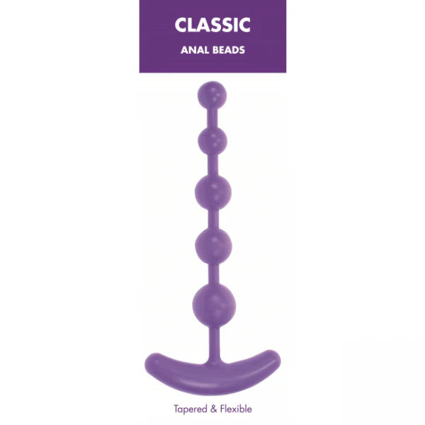 Classic Anal Beads Purple Kinx
