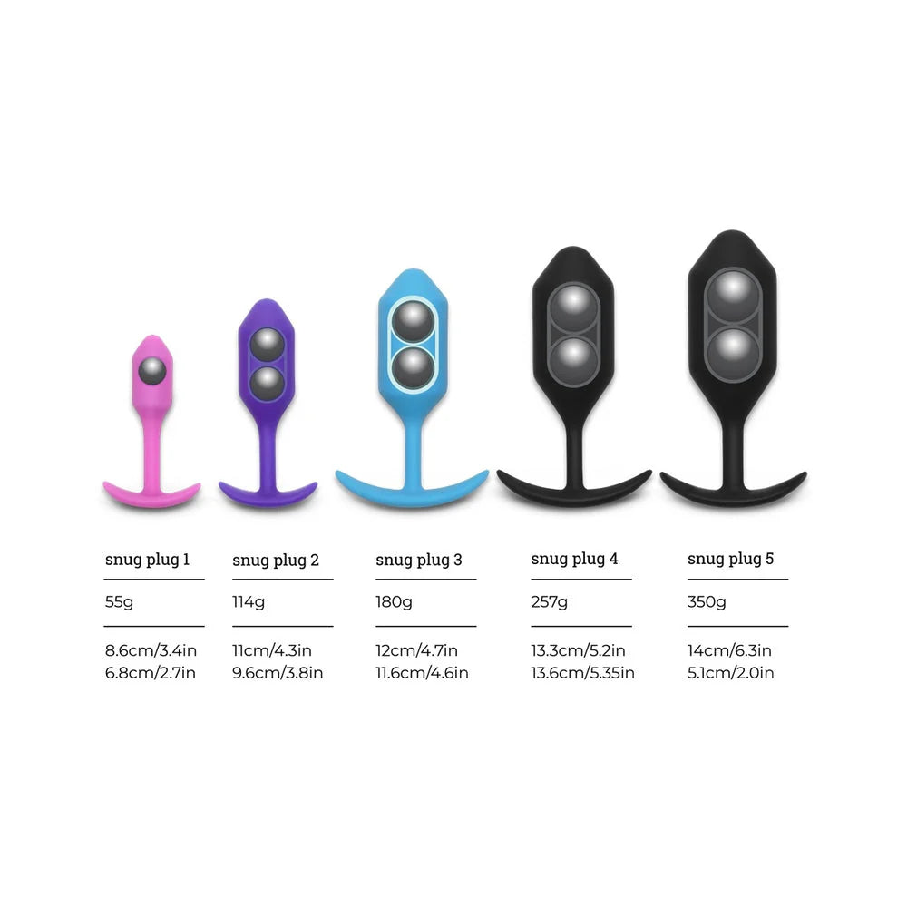 B-Vibe Snug Plug Vibrating XL