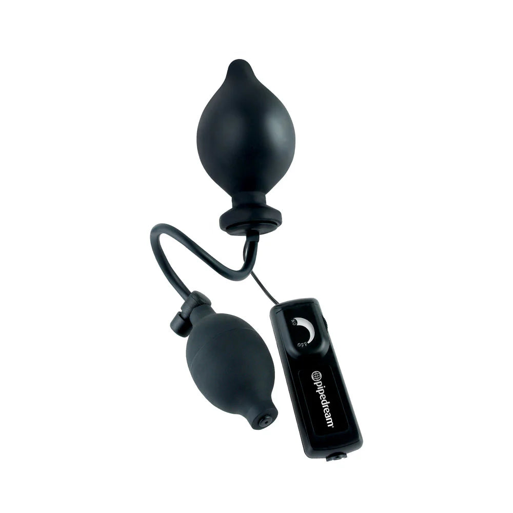 Inflatable Sphincter Stretcher Butt Plug Large Black