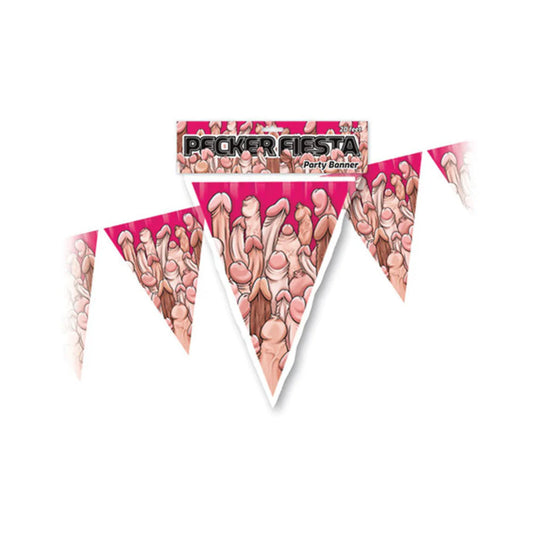 Pecker Fiesta Party Banner 20 Feet