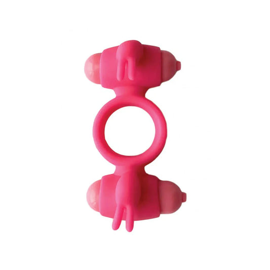 Wet Dreams Dual Fantasy Dual Cock Ring With Turbo Motors