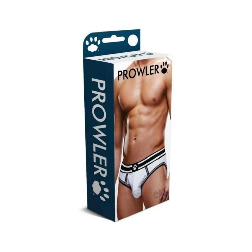 Prowler White/black Open Brief Sm