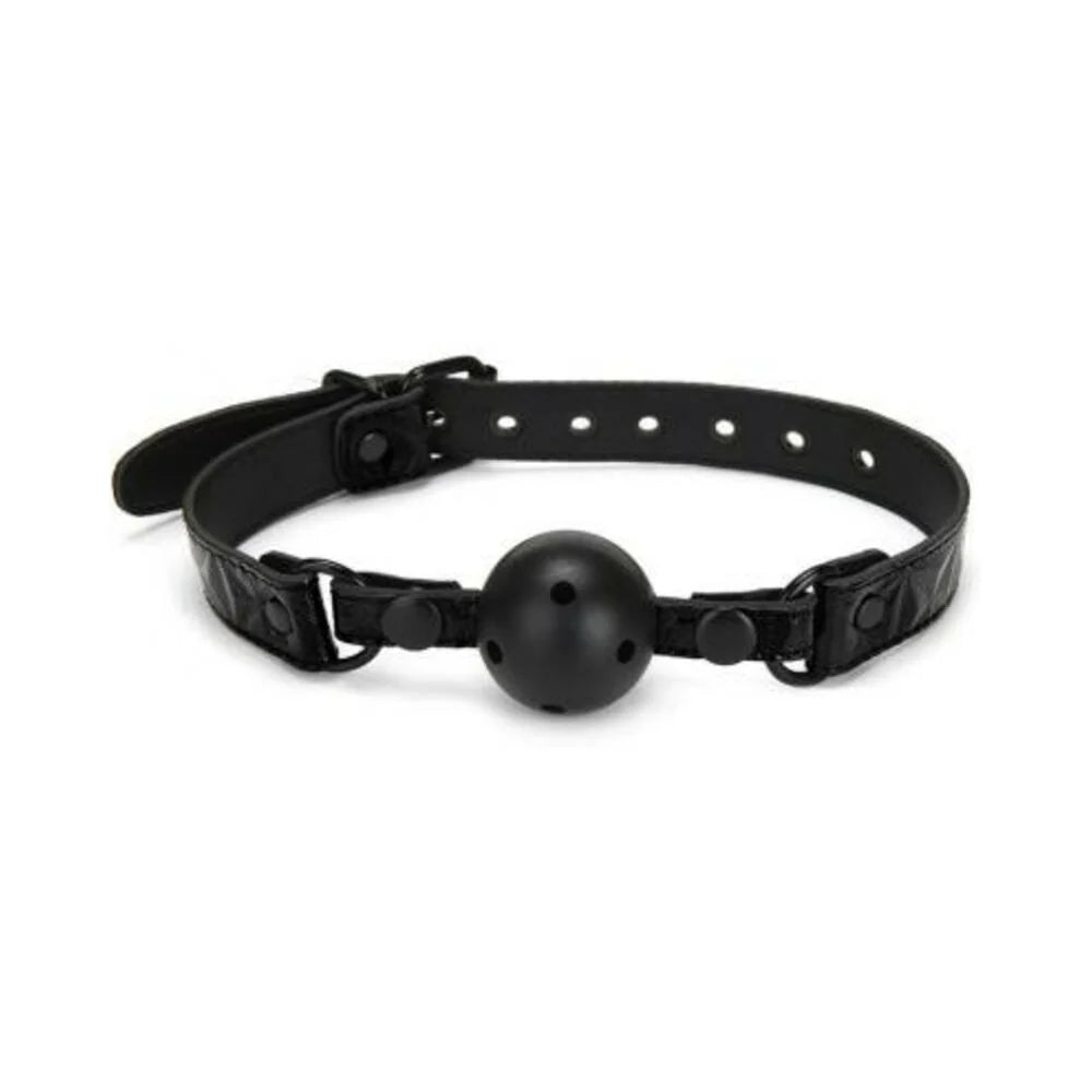Whipsmart Deluxe Ball Gag Black