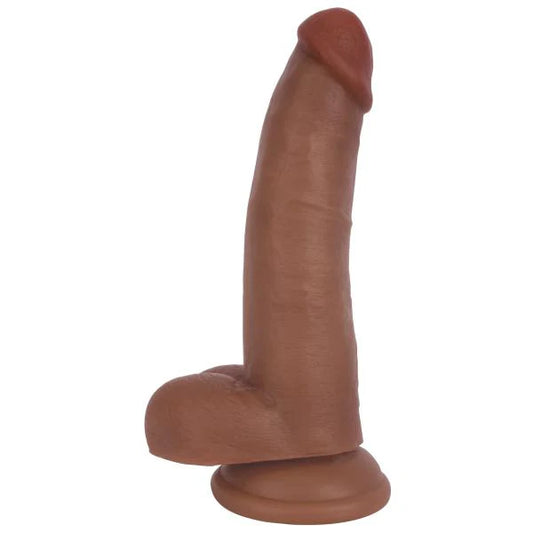 Jock 8 inches Dong With Balls Latte