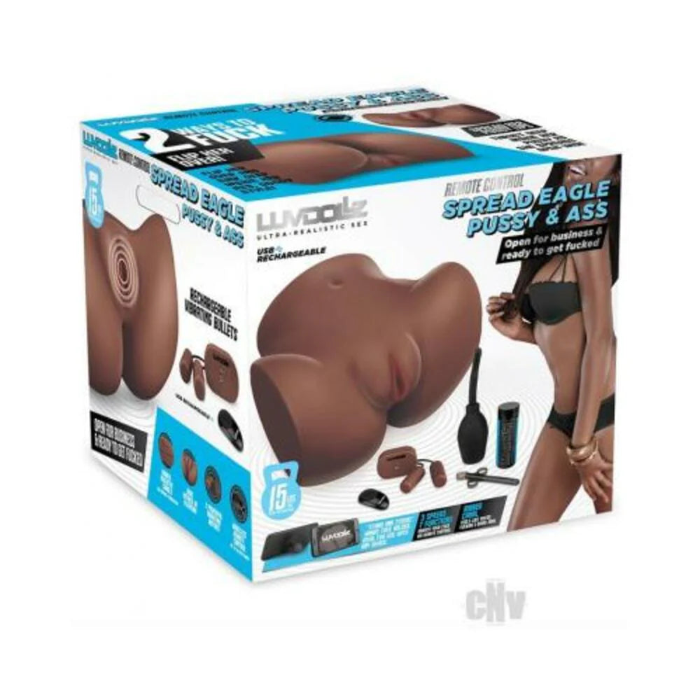 Ld Remote Spread Eagle Pussy And Ass Mocha