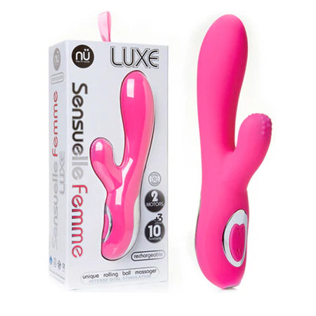 Nu Sensuelle Femme Luxe 10 Fun Rabbit Massager - Pink