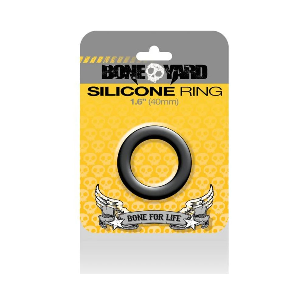 Boneyard Silicone Ring 40mm Black