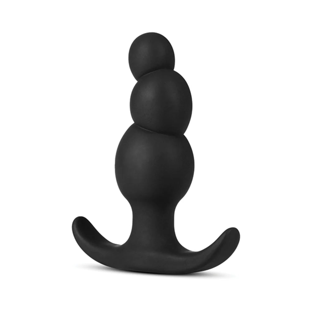 Anal Adventure Platinum Stacked Plug Black