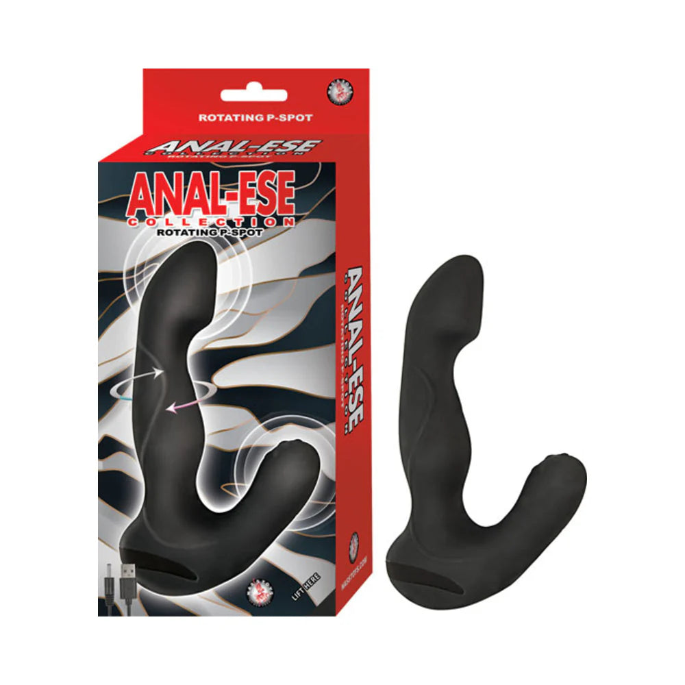 Anal-Ese Rotating P-Spot Vibe Black Prostate Massager