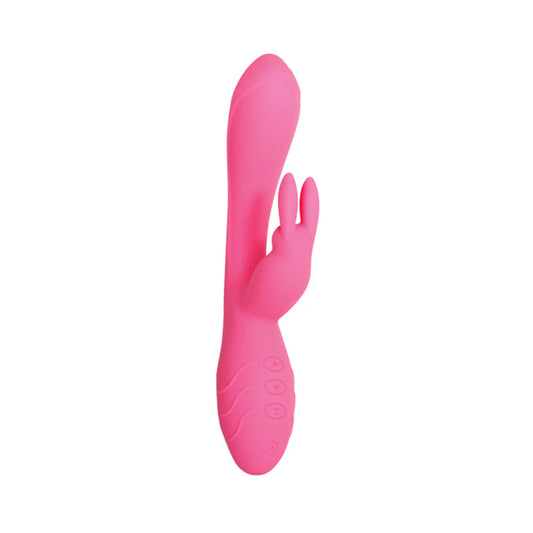 Evolved Bunny Kisses Rechargeable Silicone - Pink