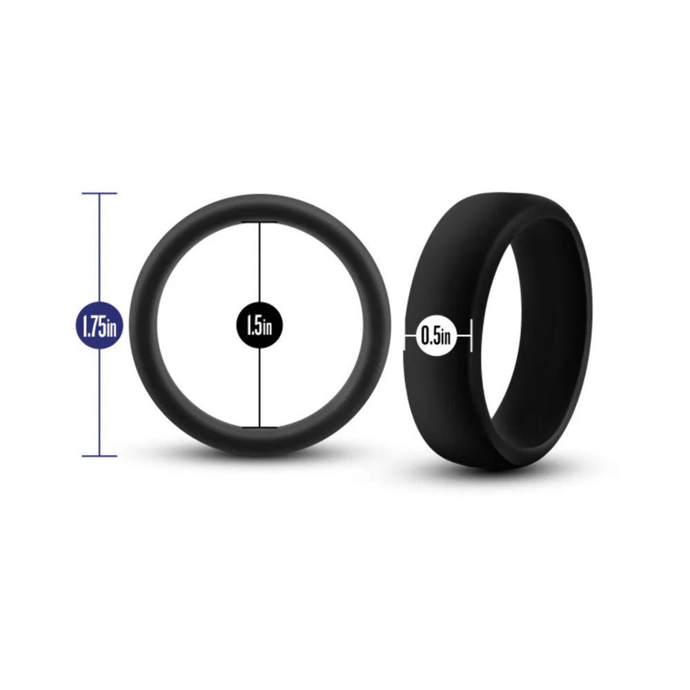 Performance - Silicone Go Pro Cock Ring - Black