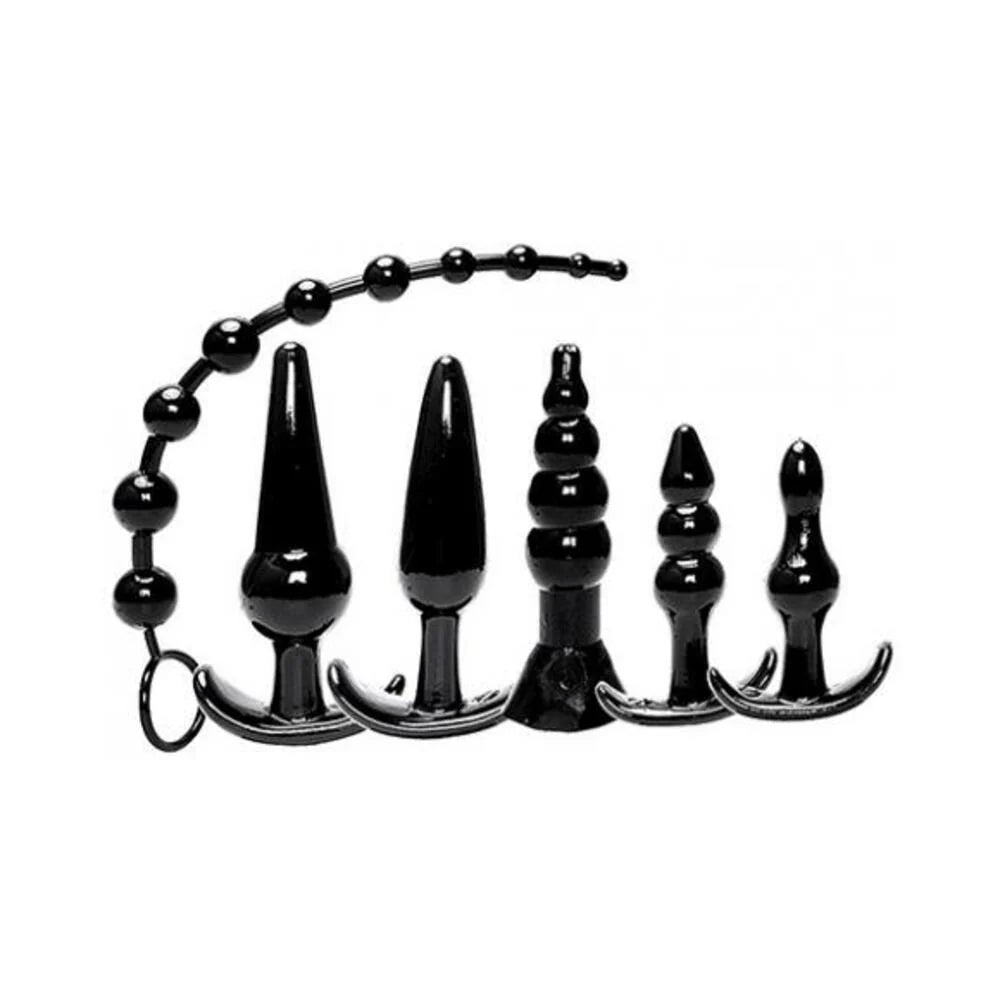 Try-Curious Anal Plug Kit Black