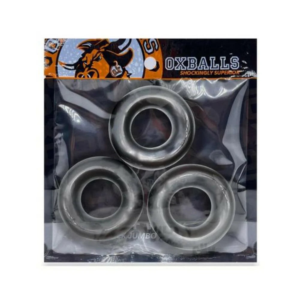 Oxballs Fat Willy 3-pack Jumbo Cockrings Flextpr Steel