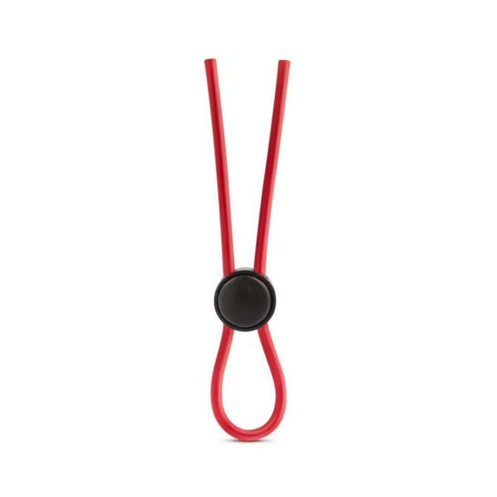 Stay Hard Silicone Loop Cock Ring Red