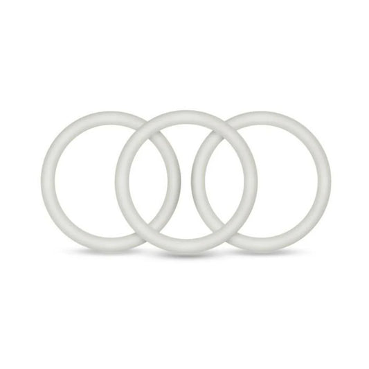 Performance VS3 Pure Premium Silicone Cockrings Large White