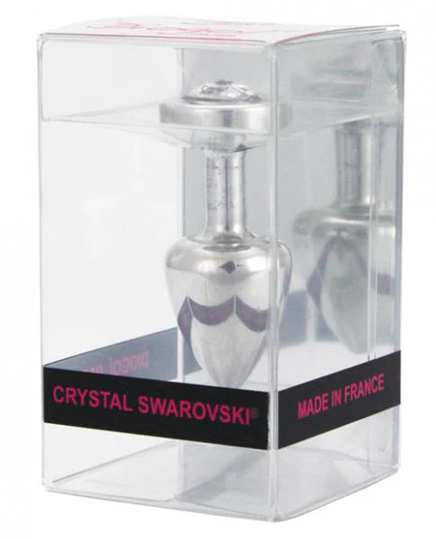Diogol Anni R Cat's Eye T1 Butt Plug Crystal  Silver